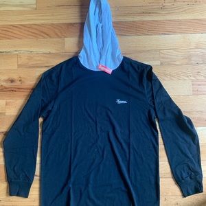 Supreme Hooded Long Sleeve T-Shirt (L)